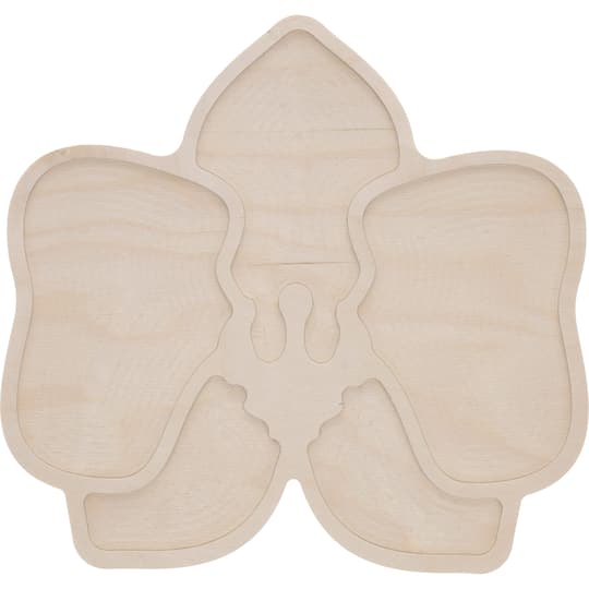 Leisure Arts&#xAE; 10&#x22; Orchid Welled Wood Surface